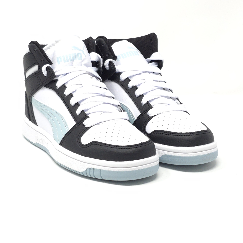 PUMA Rebound Layup Sl High Top Black, Blue, White Sneakers Casual Shoes - Picture 2 of 14
